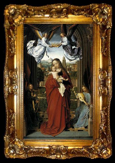 framed  Gerard David Virgin and Child with Four Angels, ta009-2